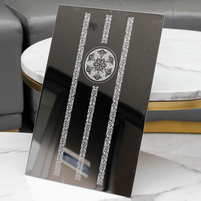 Lo specchio dell'oro ha inciso gli strati decorativi di acciaio inossidabile 1000x2000mm per l'elevatore