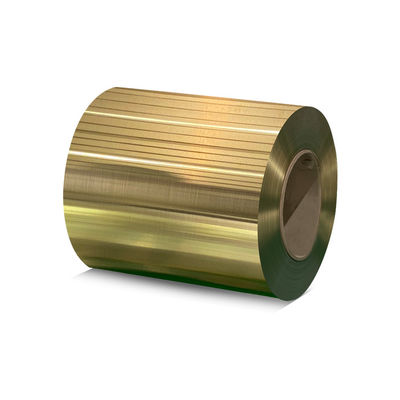 il colore spesso 0.28mm ss di rivestimento della linea sottile dell'oro di 304 PVD si arrotola