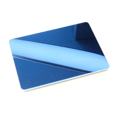Colore blu zaffiro specchio lamiera in acciaio inossidabile