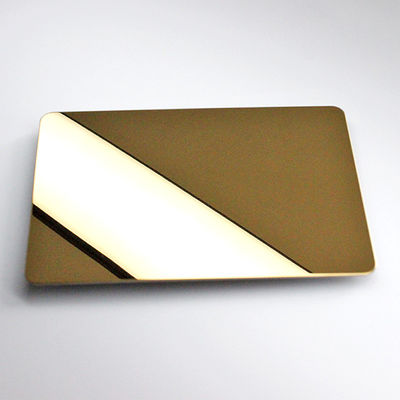 Aisi 201 strato Rose Gold Color di acciaio inossidabile dello specchio dell'oro 304 410 430 4X8