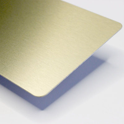 superficie decorativa dello specchio di spessore dello strato 0.8mm di acciaio inossidabile del grado 316L