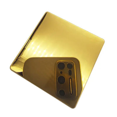 201 colore dorato del titanio dello strato di acciaio inossidabile di 321 specchio hanno ricoperto lo spessore di 3.0mm