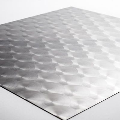 Fogli di metallo decorativo in acciaio inossidabile 304 personalizzabile con finitura laser 3D