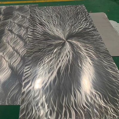 304 316 Art Pattern 3D Laser Finish In acciaio inossidabile