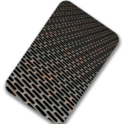 La lamina di metallo perforata laminata a caldo 201 4x8 4x10 2mm ha perforato i pannelli di acciaio inossidabile