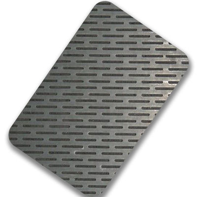 La lamina di metallo perforata laminata a caldo 201 4x8 4x10 2mm ha perforato i pannelli di acciaio inossidabile