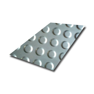 1.2 mm 1.5 mm piastra di acciaio inossidabile a quadri con proiezioni rotonde piatte AiSi Standard