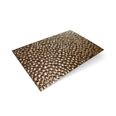 Grado 304 2B/BA finitura 0,8 mm Spessore Ripple Honeycomb tessuto in acciaio inossidabile piastra metallica senza saldature
