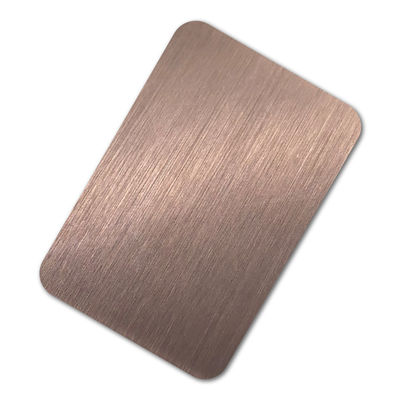 Oro del piatto dello strato 304 di acciaio inossidabile dell'impronta digitale di rivestimento della linea sottile anti placcato