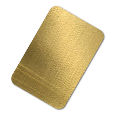 Oro del piatto dello strato 304 di acciaio inossidabile dell'impronta digitale di rivestimento della linea sottile anti placcato