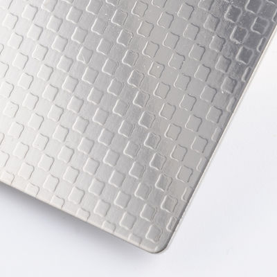 L'abitudine di Diamond Embossed Stainless Steel Sheet ha tagliato lo spessore di 3mm