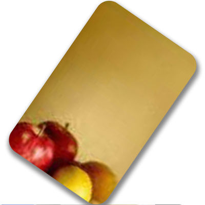 Specchio decorativo 202 304 430 4X8 Rose Gold Color dello strato di acciaio inossidabile di Aisi