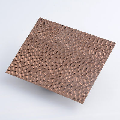 304 acciaio inossidabile Matel del modello di Rose Gold Mirror Stamped Plate 3D per KTV