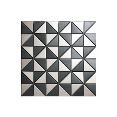 La parete decorativa di acciaio inossidabile del mosaico della cucina 3D piastrella Backsplash AISI 1219X2438mm