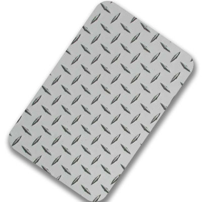 Strato a quadretti di acciaio inossidabile del piatto di pavimento di acciaio inossidabile di ASME SS410 3mm