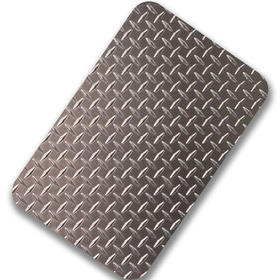 Piatto di pavimento a quadretti dello strato di acciaio inossidabile 5wl di Grand Metal 201 antislittamento per la cucina