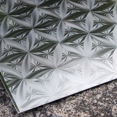 Strato decorativo impresso 3D di acciaio inossidabile per il pannello di parete