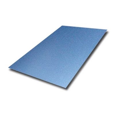 buon prezzo Gli azzurri colorano il rivestimento spesso dello strato AFP di Sandbleasting dell'acciaio inossidabile 4x8 di 0.8MM in linea