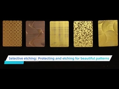 strato decorativo di acciaio inossidabile di colore del pvd 201 304 che incide rivestimento per i progetti di costruzione