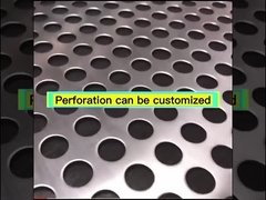 Piatto perforato dello strato dello schermo della rete metallica di acciaio inossidabile del metallo