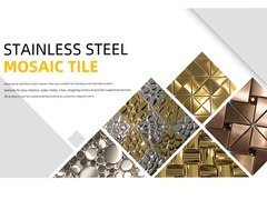 201 304 316 Mosaico metallico Decorativo Mosaico in acciaio inossidabile